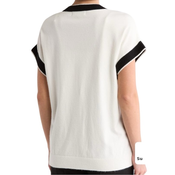 ELLEN TRACY COUPE DE VILLE SWEATER VEST RUE DE CAMBON VIBES - Picture 2 of 6